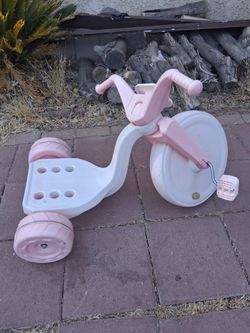 Kids Pink and White Tricycle