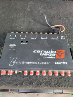 Cerwin Vega Equalizer 7 Band