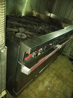 Estufa industrial de gas