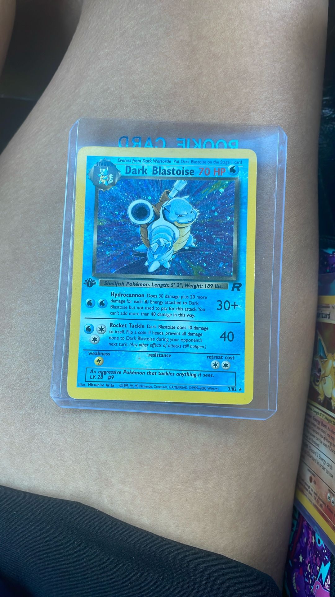 Team Rocket Dark Blastoise Holo First Edition