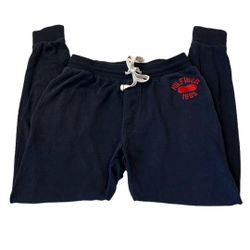 Tommy Hilfiger Logo Navy Blue Men's Joggers, Size S