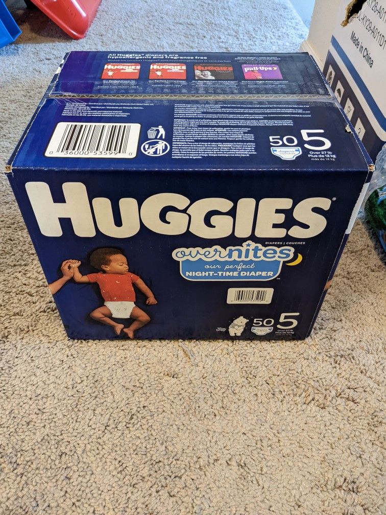 Huggies Overnites Size 5 50 Count