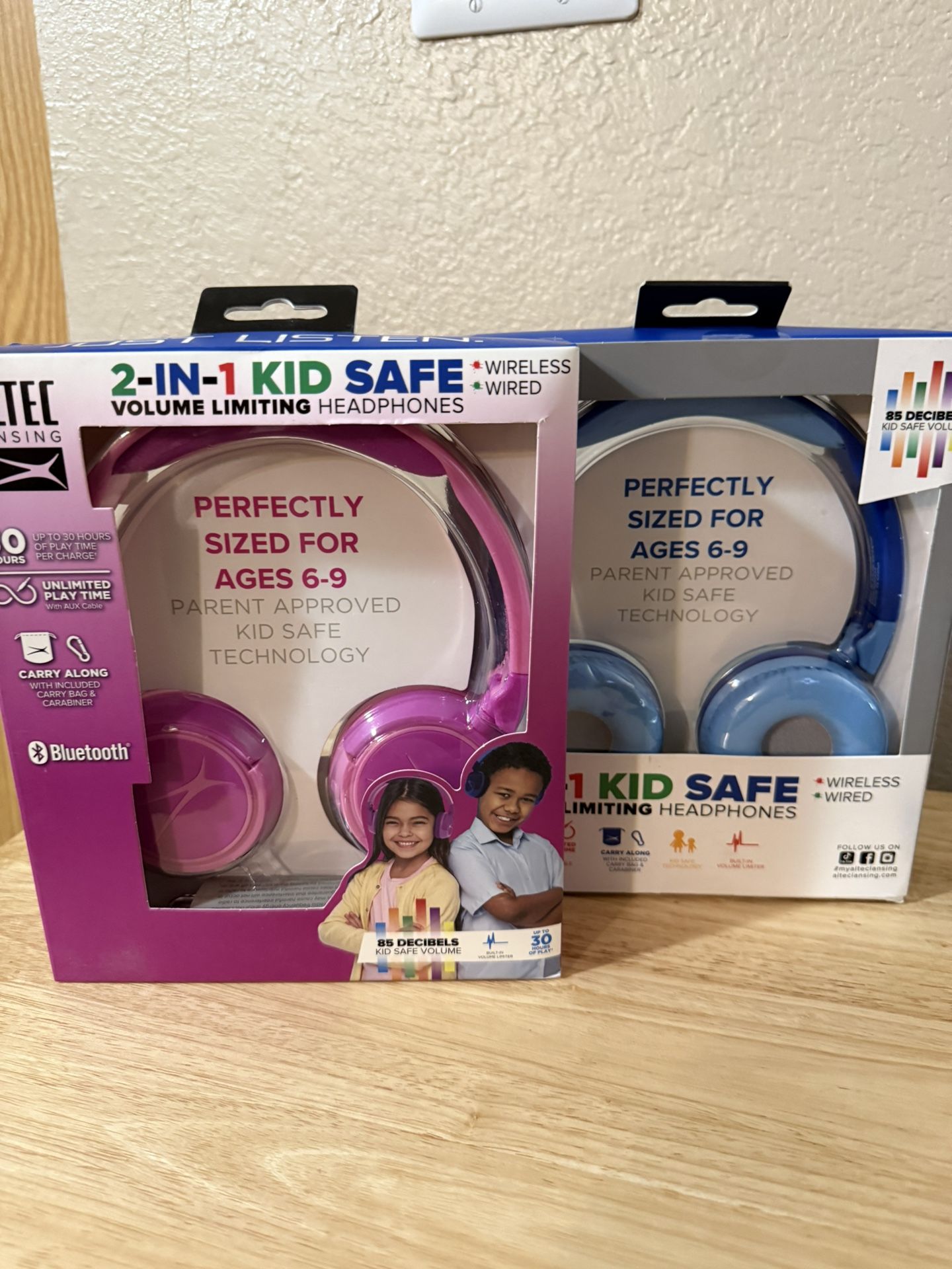 Alec 2 In 1 Kid Safe Headphones