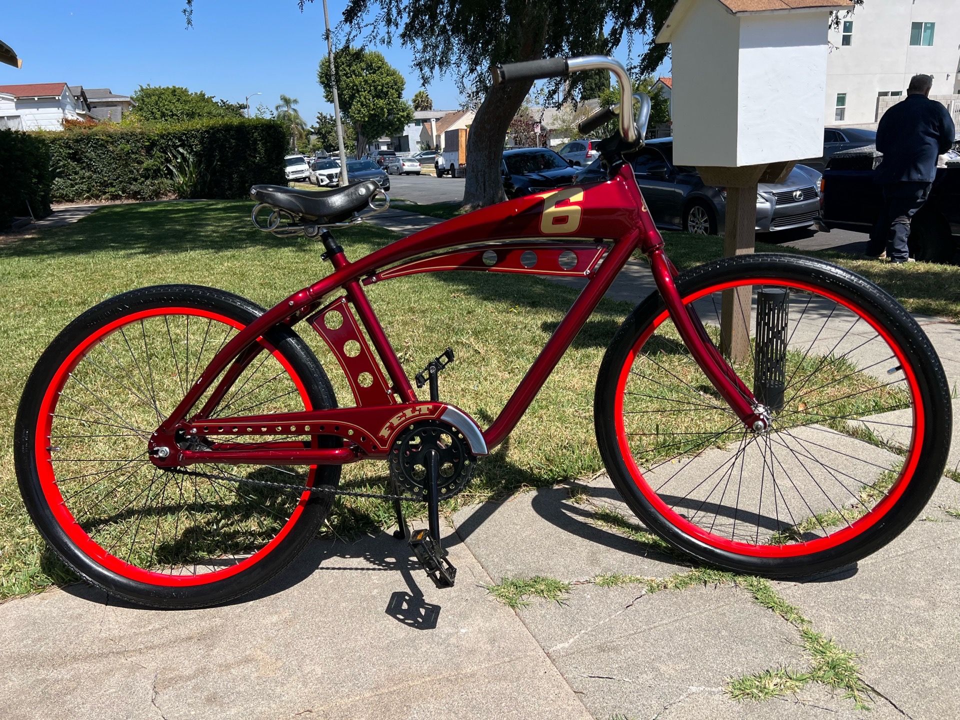 Felt Deep 6 Extremely Clean Frame All OG Except Wheels 26” Converted Rims are off a Nirve Cruiser