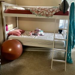 Storkcraft Caribou Bunk Bed- White