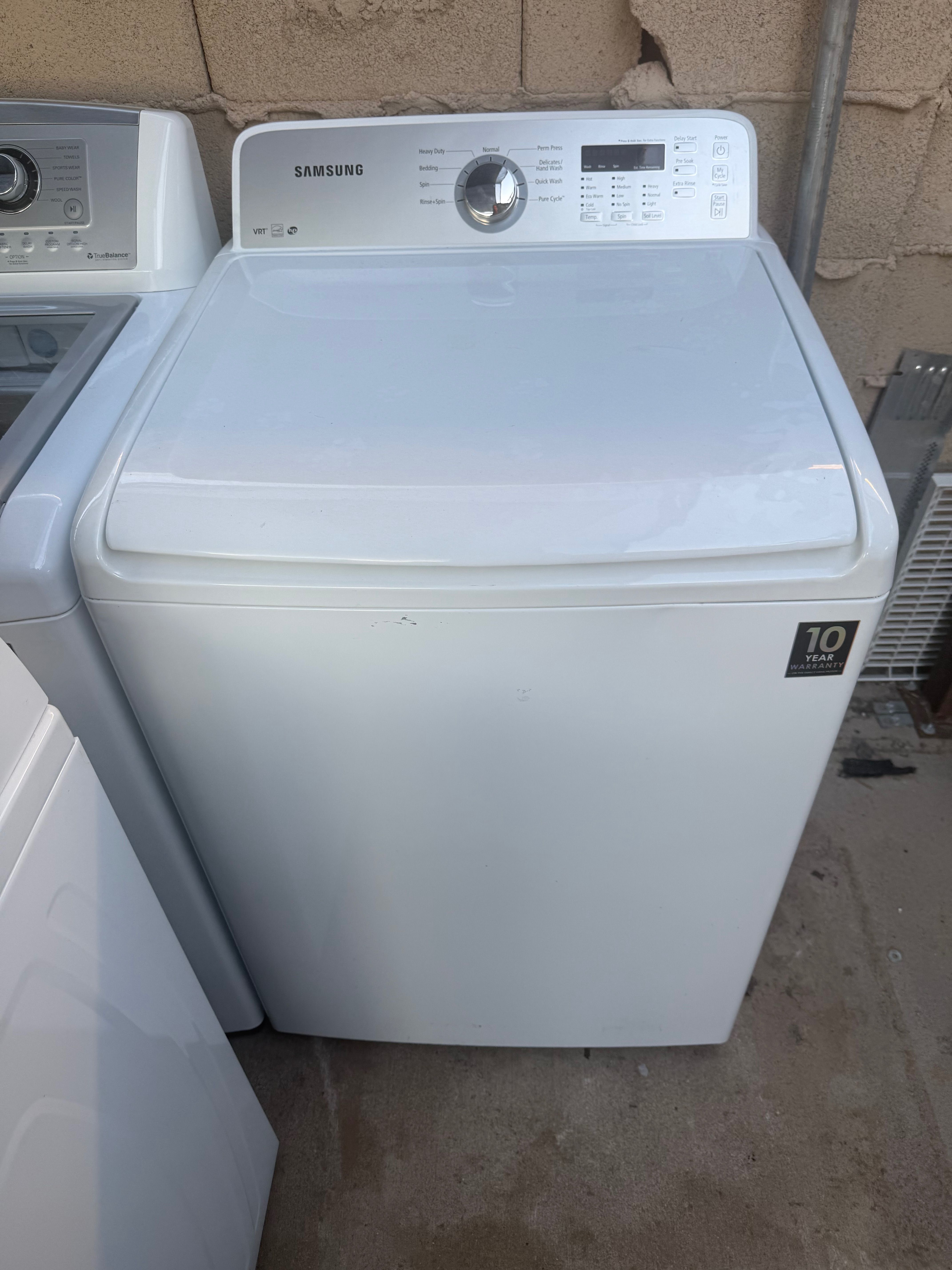 Samsung washer HE 4.5 cuft