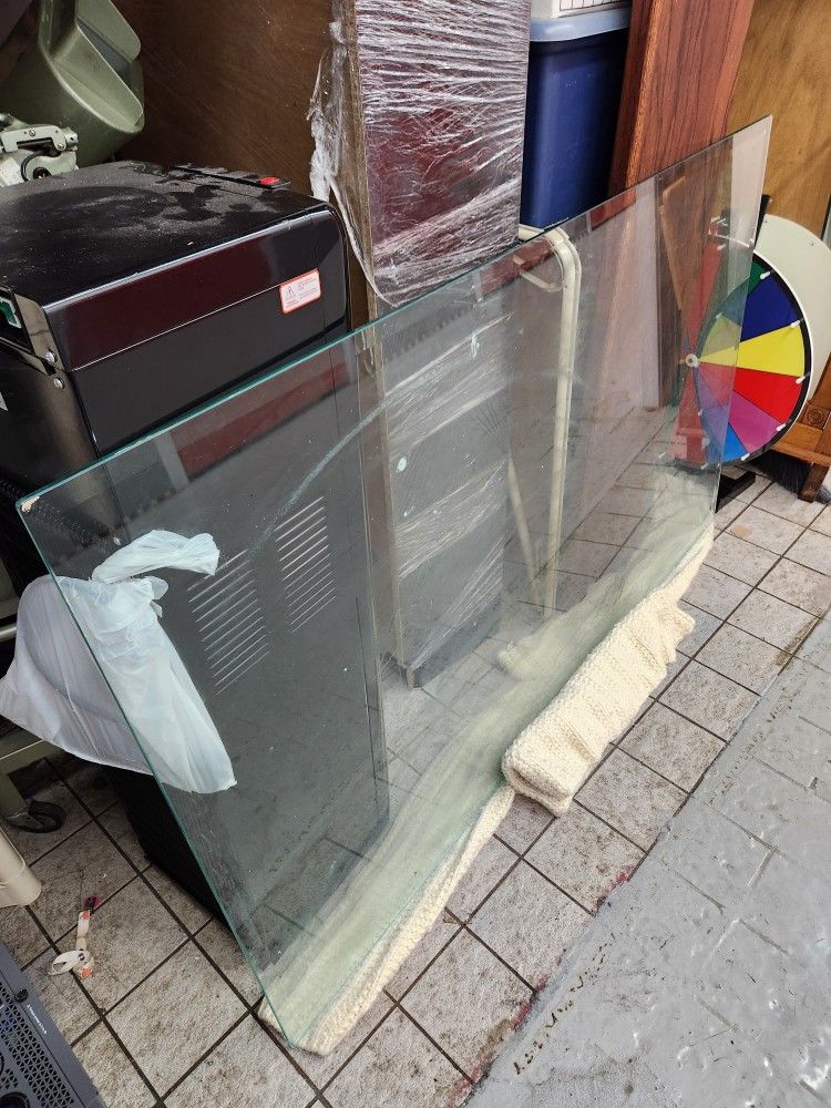 5' x 3' Beveled Glass Table Top - Fantastic Condition