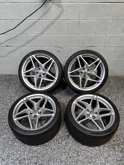 19/20" Staggered OEM Chevrolet Corvette C7 Wheels Set of 4 19x10.5 20x12 5x112