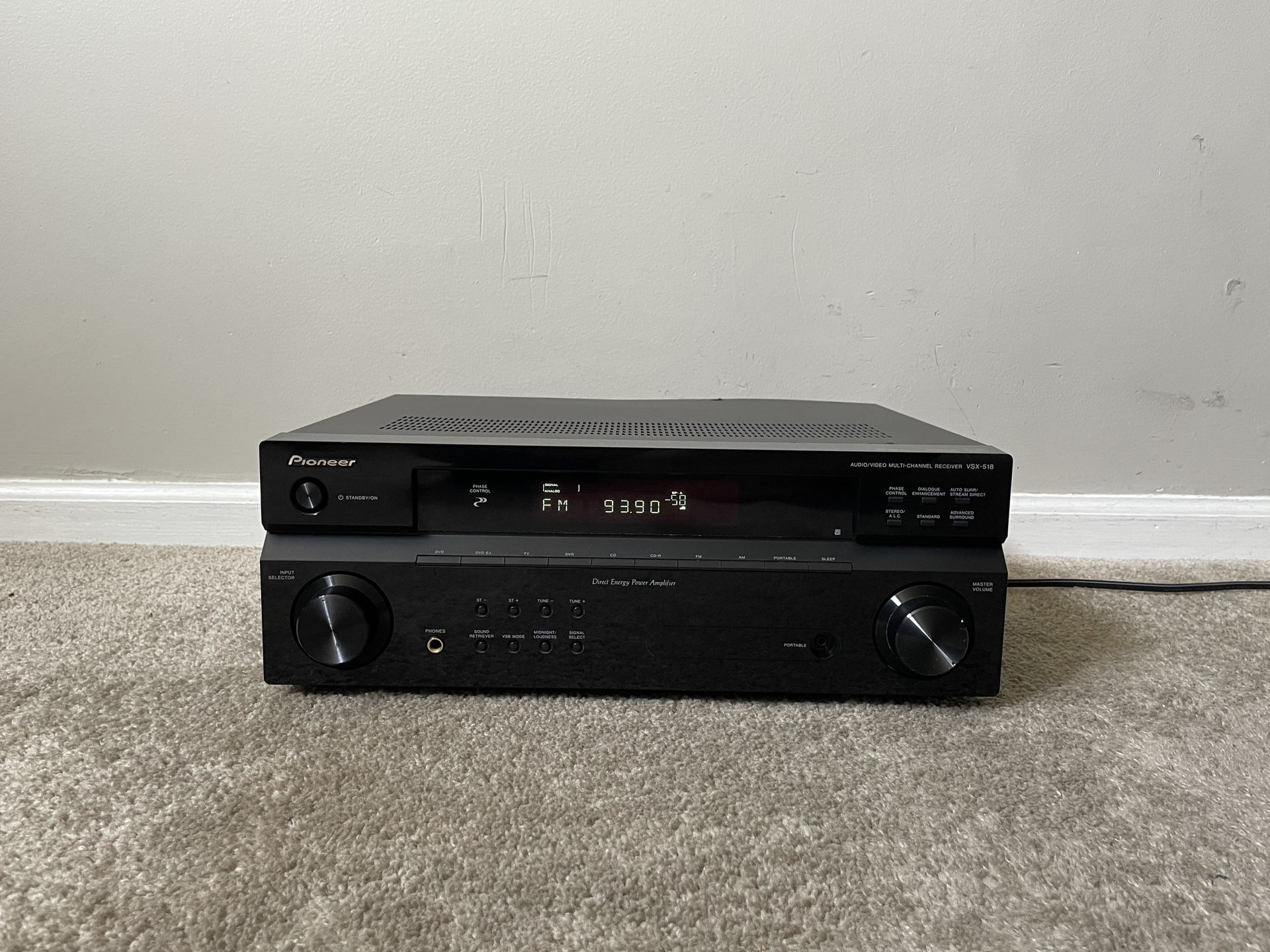 Pioneer VSX-518 5.1 Home Theatre Surround Receiver