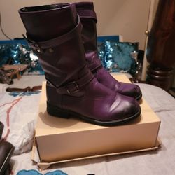 Purple Boots Size 9 $20.