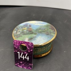 Vintage Moonlight Lane Music Box By Thomas Kinkade's Lamplight Village