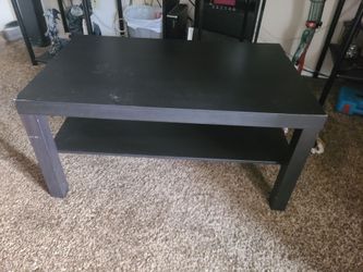 2 Tier Black Coffee Table
