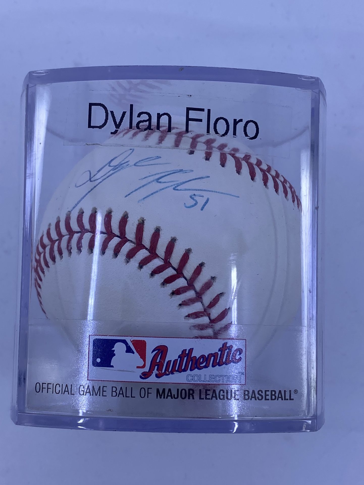 $180 Dylan Floro Autographed Baseball