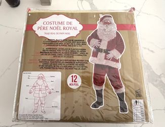 New Royal Santa Suit 12pc Costume Quality Xxl