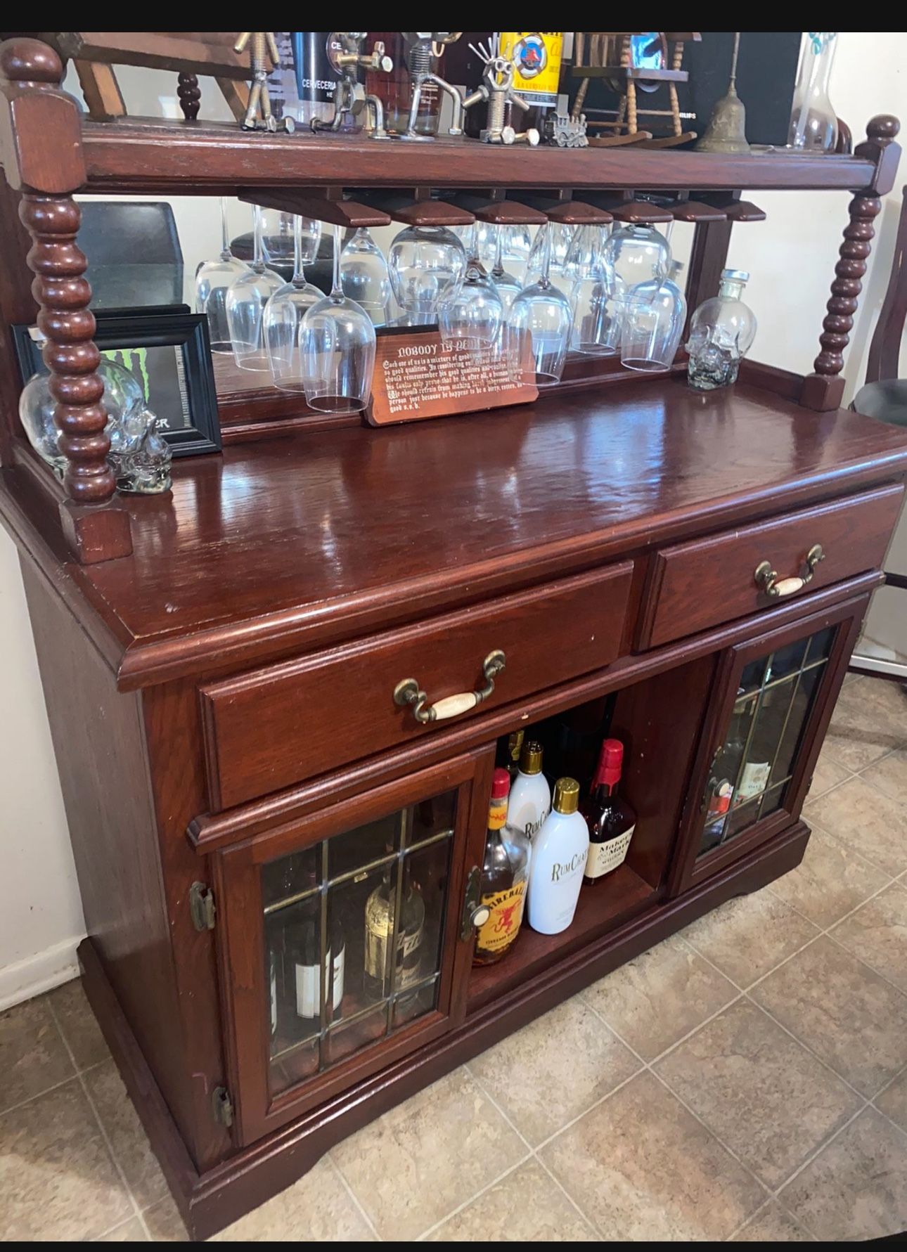 Cherry Wine Rack