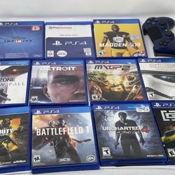 PS4 Slim One Controller 11 Games 