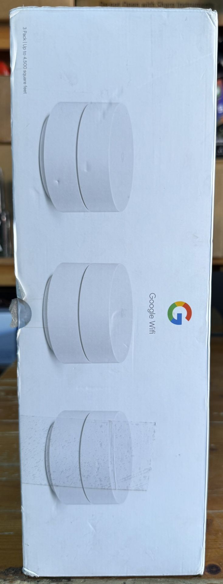 Google Wifi 1200 Mbps 2 Port 1000 Mbps Wireless Router - Snow, Pack of 3...