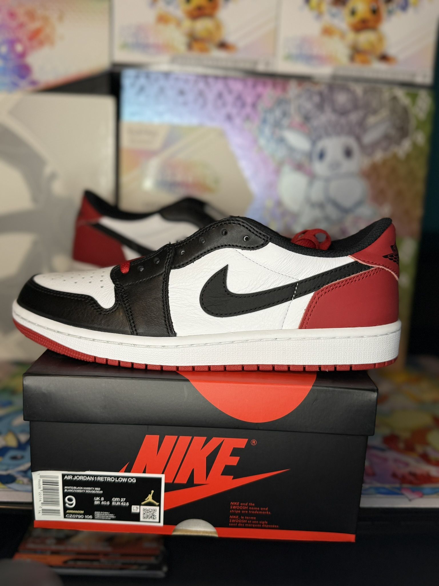 NIKE AIR JORDAN 1 BRED TOE