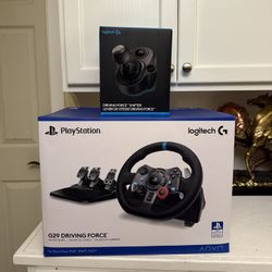 Logitech G29 + Driving Force Shifter