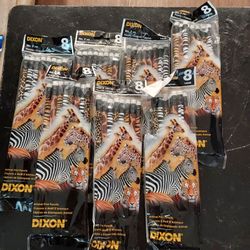 Dixon animal print pencils 8 pack