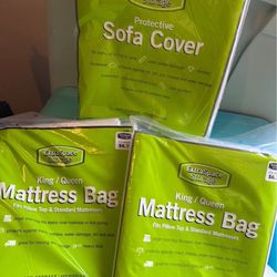 (3) Brand new never opened moving bags Mattress & sofa