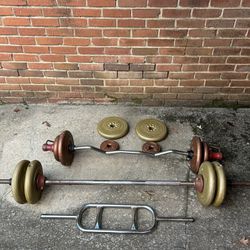 Weight Set And Bars