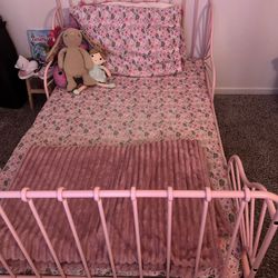 Kids Beds Pink And White 