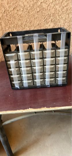 Plastic nails organizer. Long 11 inch, 5 inch,, 10 inch