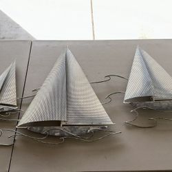 Metal Sailboat Wall Art!!