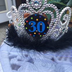 New 30 Birthday Crown  