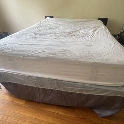 Queen Sized Bed Frame And Box Spring