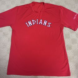 Red Cleveland Indians SGA T-Shirt Size XL