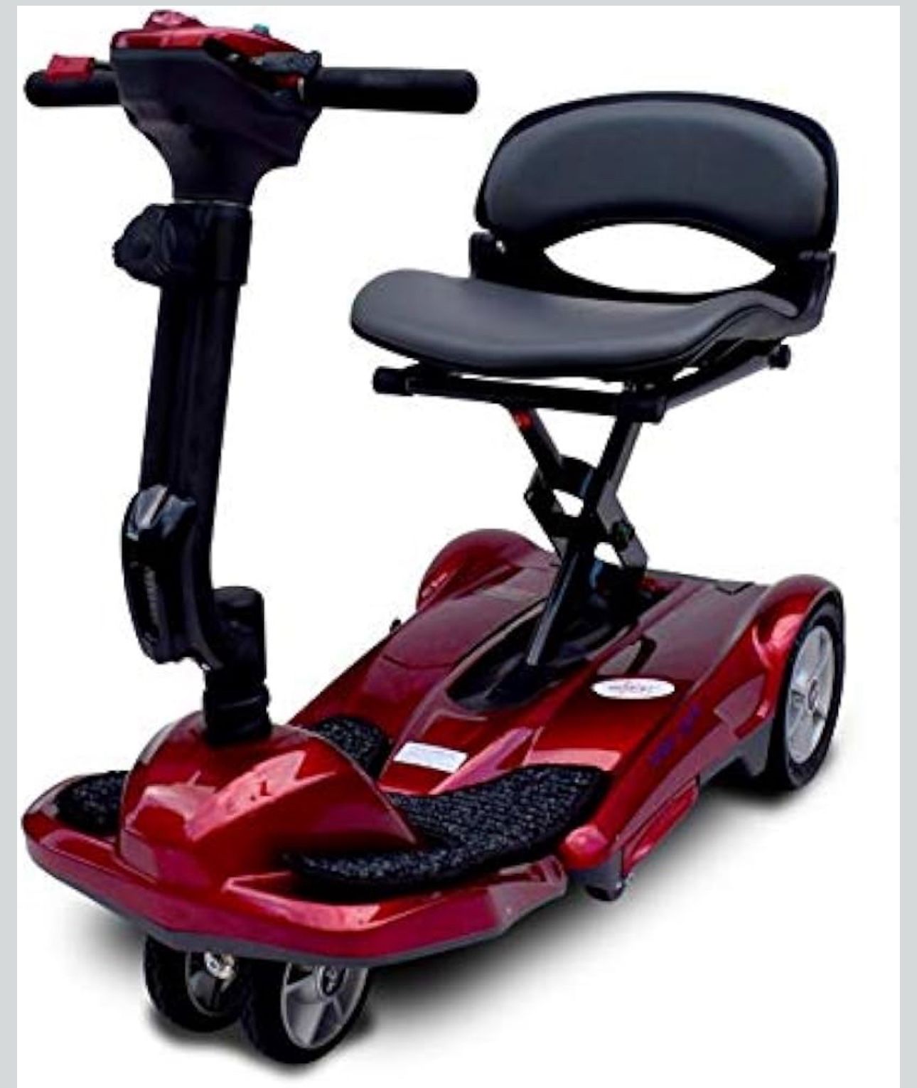 EV Rider Folding Travel Transport Mobility Scooter - Lightweight, Portable, Simple to Store, Manual Fold - Easy Move