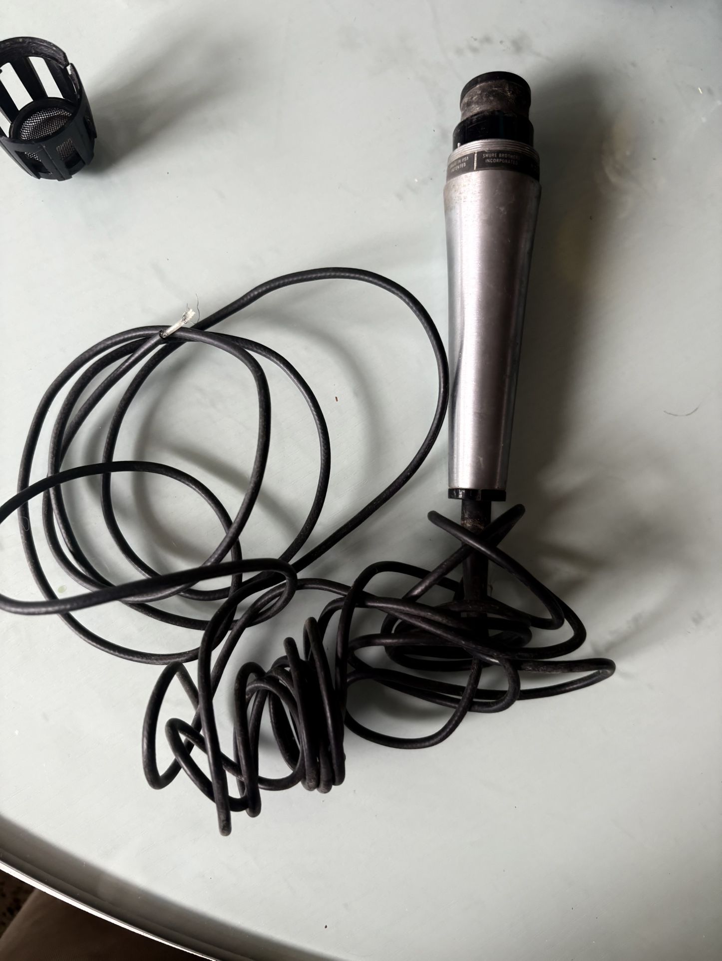 Vintage Shure 5155A Unidyne B Dynamic Microphone working condition. 1/4" output,