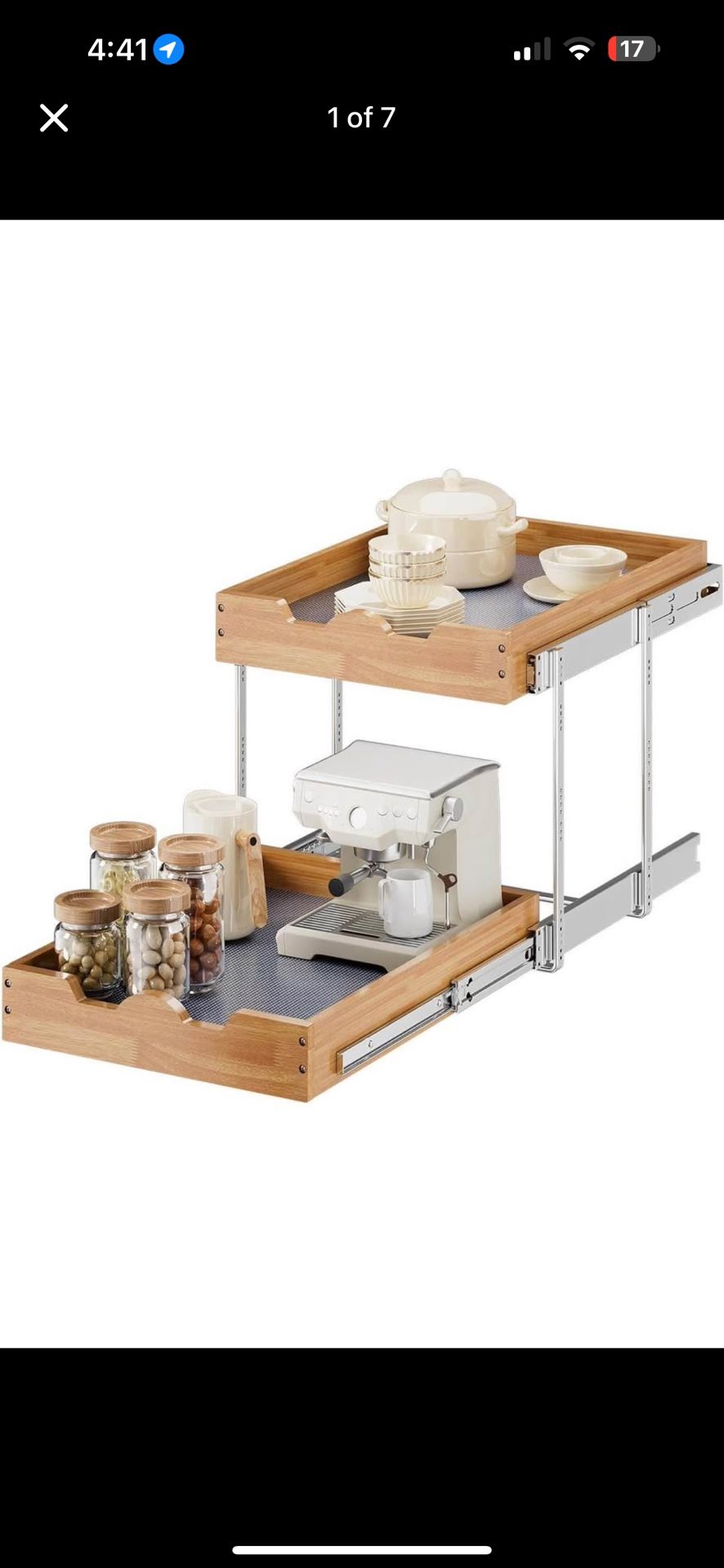 OCG 2 Tier Pull Out Cabinet