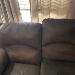 Brown Suede- Sectional $750