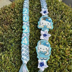 Graduation Ribbon Lei Hello Kitty