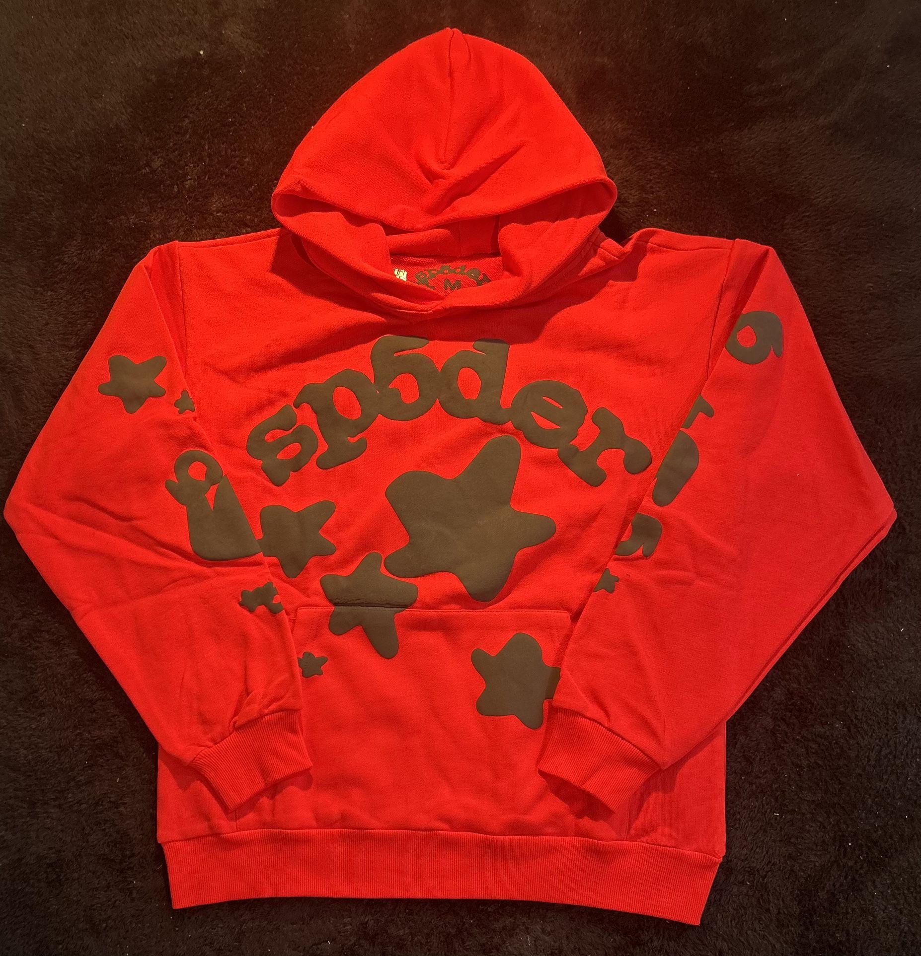 Spider Hoodie Red/black