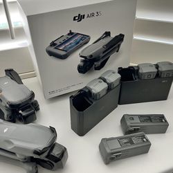 DJI Air 3S Drone (Open Box, Never Used) + Hard Case + SD Card