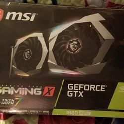 MSI NVIDIA GeForce GTX 1660 Super Gaming X 6GB GDDR6 Graphics Card