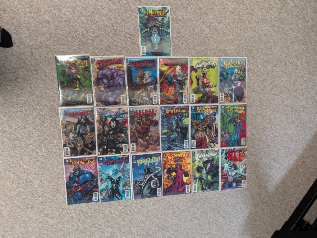 DC New 52 3D Series Lot (2013)