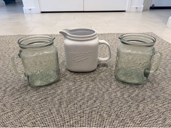 Mason jar pitchers