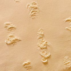 Orange Stretch Fabric By The yard, Remnant Fabric 