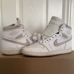 USED Mens Size 7 Nike Air Jordan 1 High 85’ White/Neutral Grey 2021 BQ4422-100 **LOCATED IN AGOURA HILLS** (Read Description Below) NO Trades