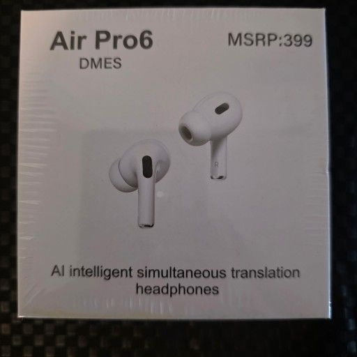 Air Pro6 Earbuds - AI Intelligent Simultaneous Translation Earbuds