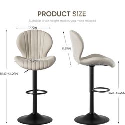 New in Box Set of 3 Bar stools