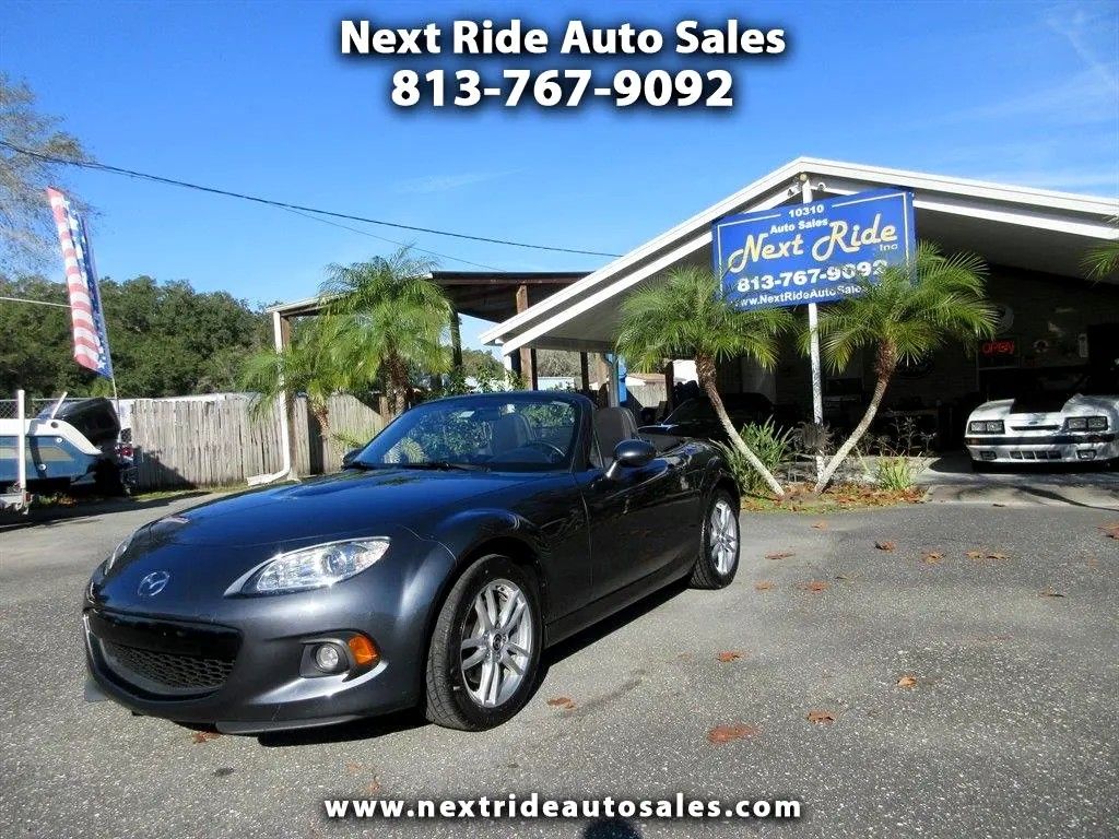 PRISTINE 1 OWNER NO ACCIDENT NO SMOKER 2014 MAZDA MIATA MX5 SPORT CONVERTIBLE BLACK TOP, AUTO 2.0L PADDLE SHIFTERS