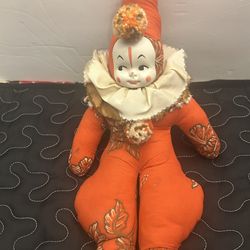 Vintage jester doll