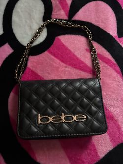 bebe purse black