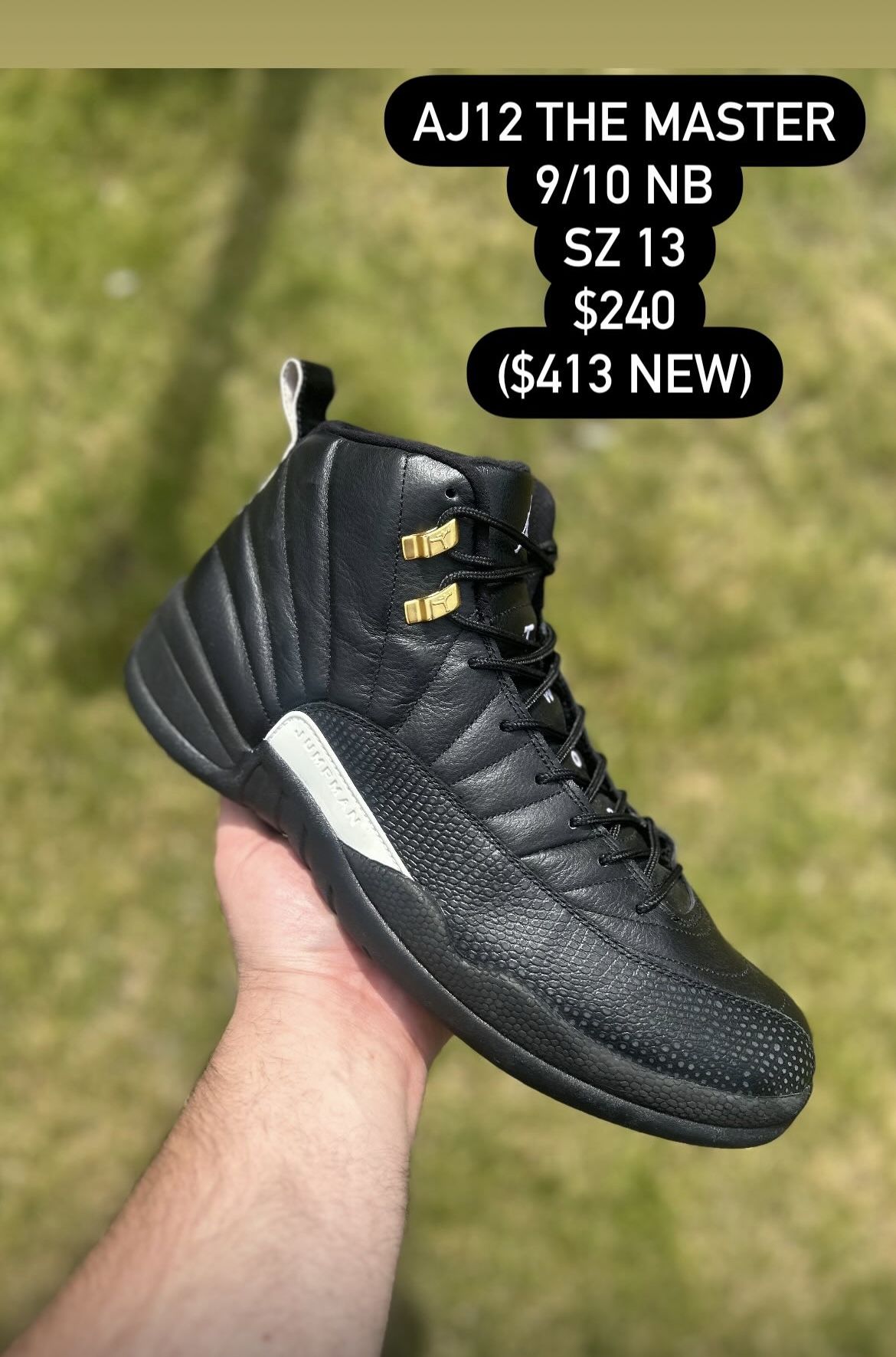 Jordan 12 The Master 9/10 Size 13